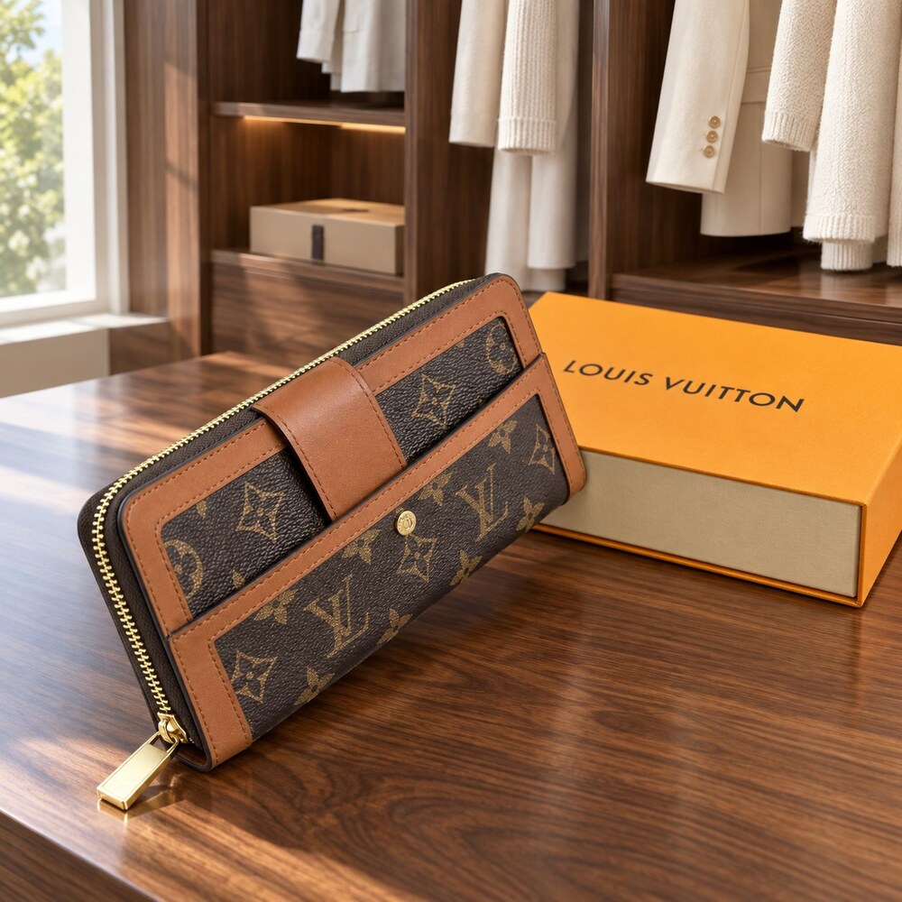 Louis Vuitton Dauphine Zip Around Wallet - Picture 4 of 6